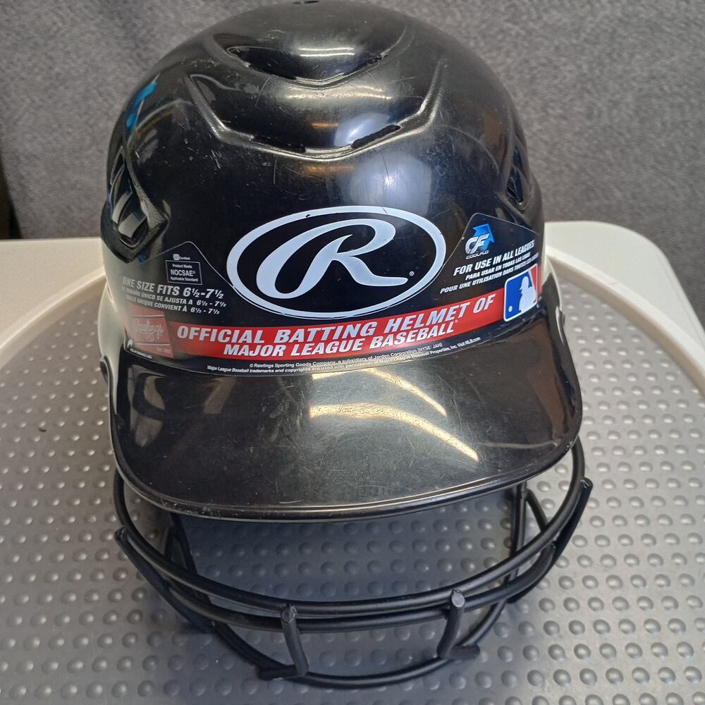 Rawlings Catchers Helmet Mask Black One Size Baseball Softball NOCSAE
